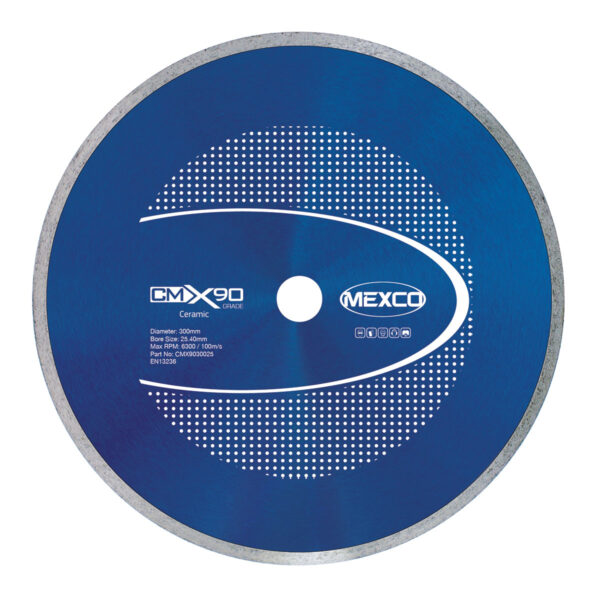 Ceramic diamond saw blade used for cutting tiles and other ceramic materials