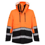 Portwest EV4 Hi Vis Expedition Parka Jacket OR Front