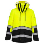 Portwest EV4 Hi Vis Expedition Parka Jacket Yel Front