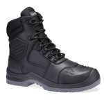 Portwest FD25 Composite Leather Mid Safety Boot.Mid height boot designed with a lightweight construction offering an inside leg zip fastener, water resistant leather, composite toe cap and scuff cap and more