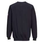Portwest FR12 Modaflame FR Sweatshirt.Ideal for workers exposed to heat in their working environment. Features on this garment include raglan sleeve, round neck, ribbed collar and cuffs, making it comfortable and easy to wear.