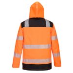 Portwest PW367 Hi Vis Breathable 5 in 1 Jacket Orange Back. Stay visible, comfortable and protected with this superb 5-in-1 breathable jacket. This cleverly designed garment is highly adaptable to all seasons and a variety of working conditions for multi-functional use. The outer jacket has a multi-pocket solution with a dedicated space for your phone, keys or gloves while the inner waterproof jacket has padded lining for maximum warmth and comfort.